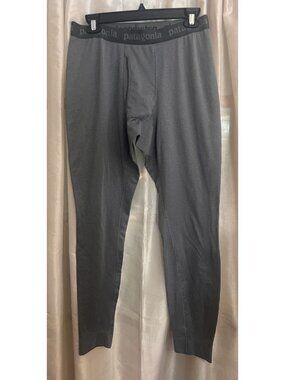 Patagonia Thermal Pants Mens M Gray Capilene Midweight Polartec Base Layer.  C